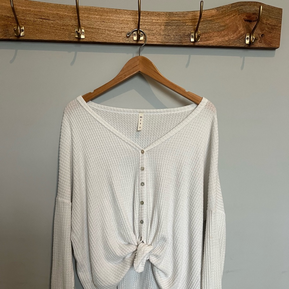 Soft & sexy long sleeved button down